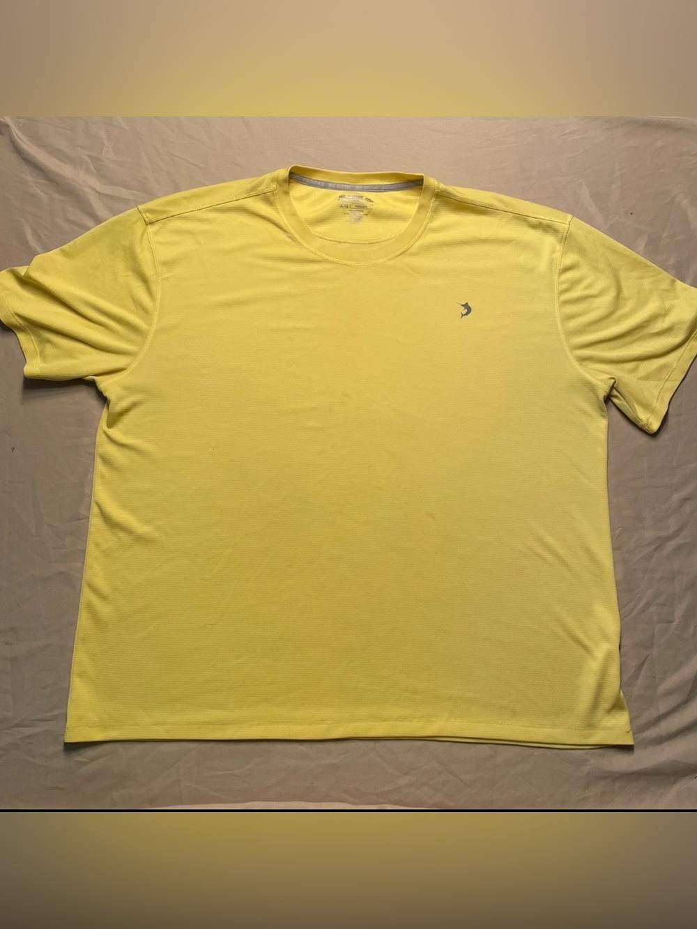 Reel Legends Mens 2XL XXL Performance Shirt Yellow Fishing Dri Fit - Fair